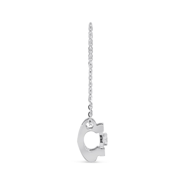 N2046 - 18K White Gold Diamond Necklace