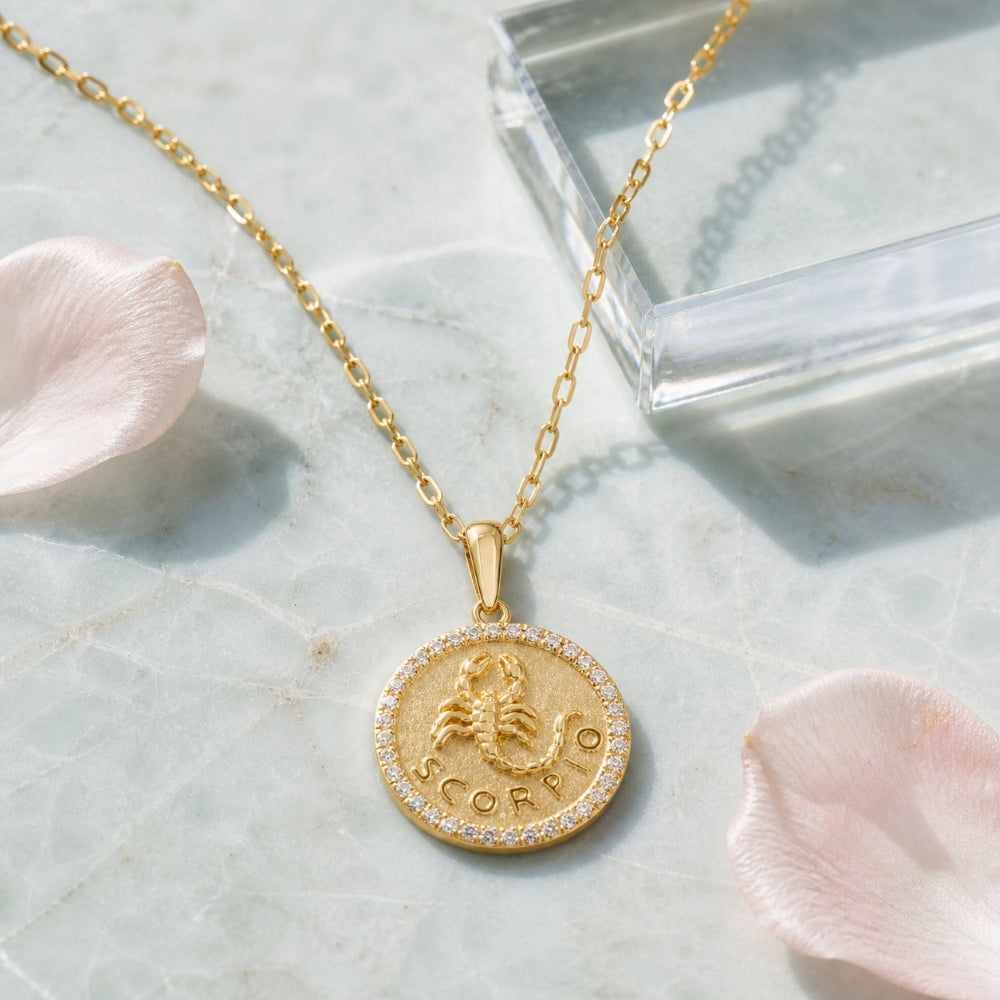 N2165 - 14K Yellow Gold Diamond Necklace