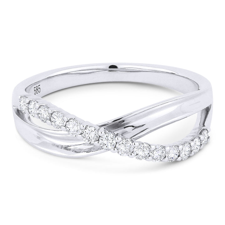 Madison L 14K White Gold Diamond Ring - style R1009W