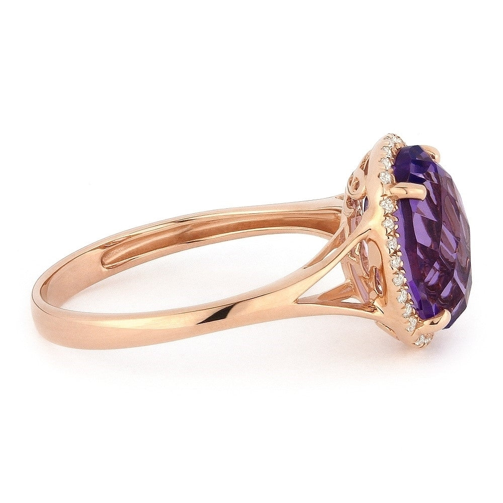 R1059 - 14K Gold Oval Ring