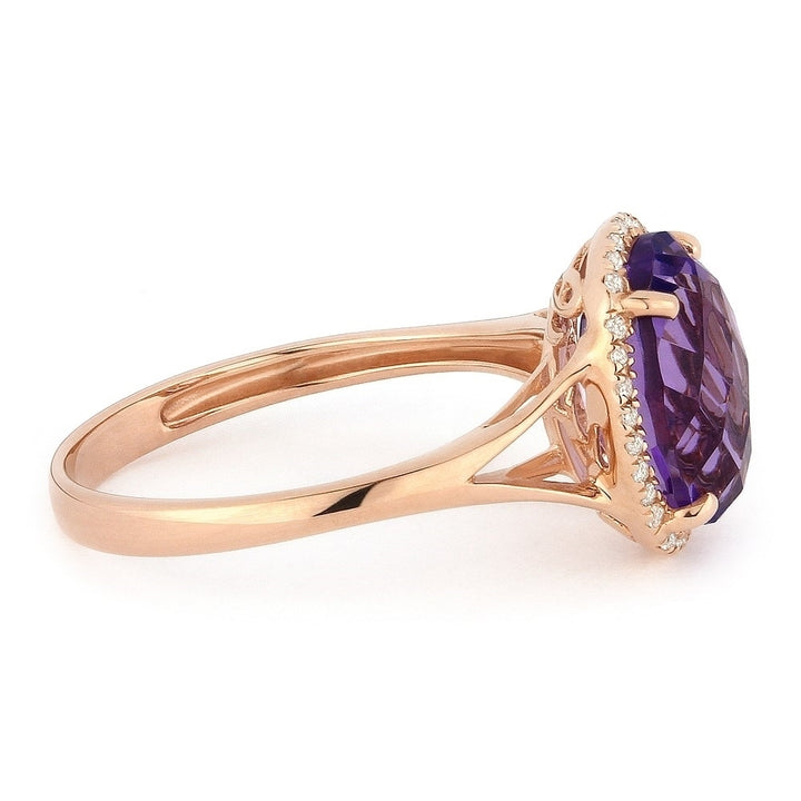 R1059 - 14K Gold Oval Ring