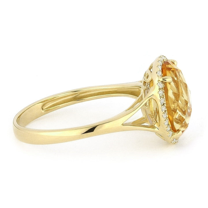 R1059 - 14K Gold Oval Ring
