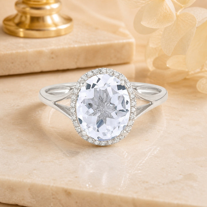 R1059 - 14K Gold Oval Ring