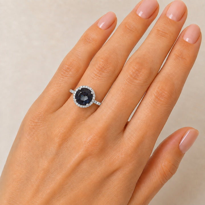 R1065 - 14K Gold Round Ring