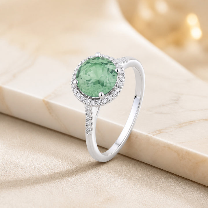 R1065 - 14K Gold Round Ring