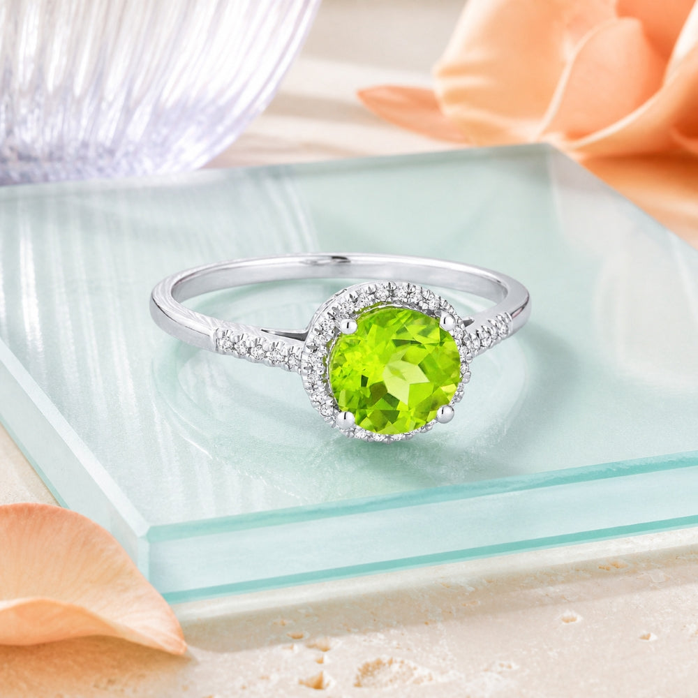 R1065 - 14K Gold Round Ring
