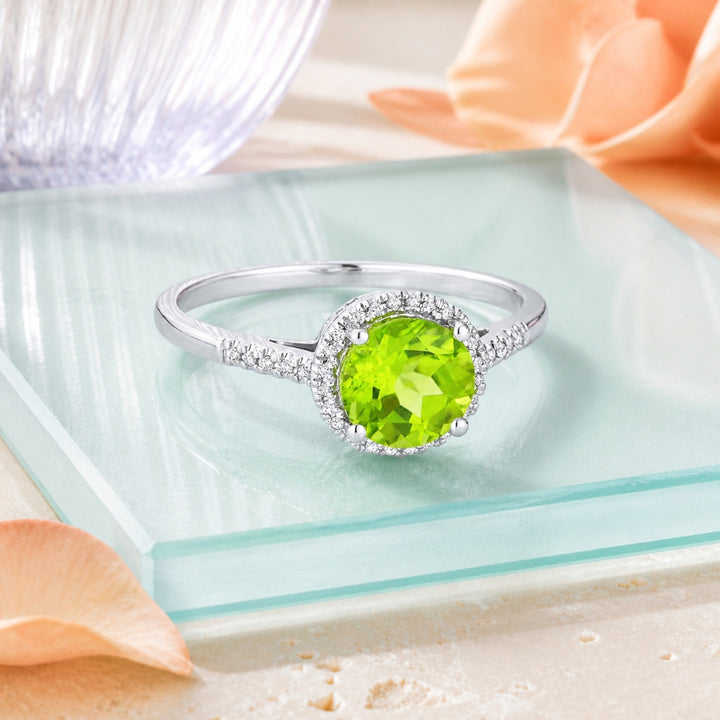 R1065 - 14K Gold Round Ring