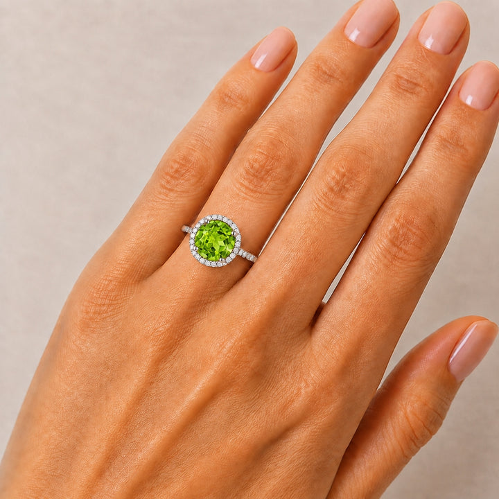 R1065 - 14K Gold Round Ring