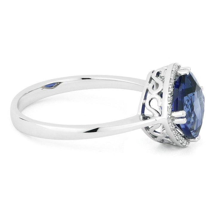 R1071 - 14K Gold Rectangle Ring