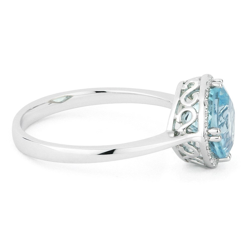 R1071 - 14K Gold Rectangle Ring