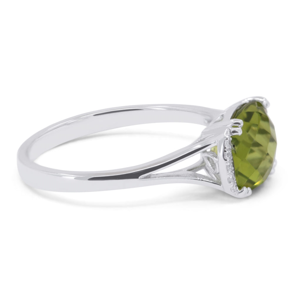 R1072 - 14K Gold Oval Ring