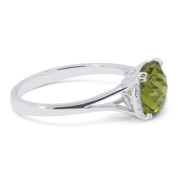 R1072 - 14K Gold Oval Ring