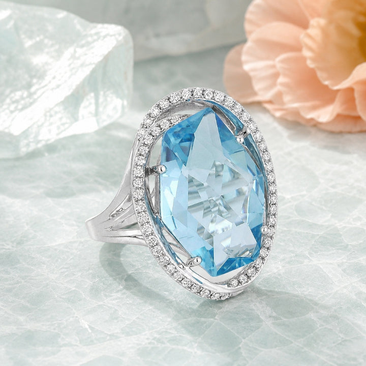 R1074 - 14K Gold Oval Ring