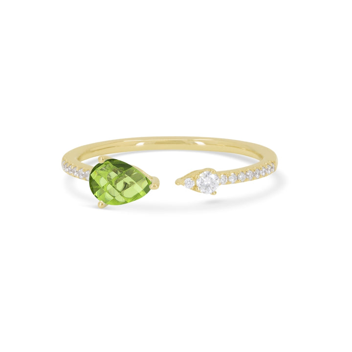 Madison L 14K Yellow Gold Peridot Ring - style R1136PRY