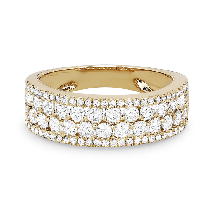 Madison L 14K Yellow Gold Diamond Ring - style R1227Y