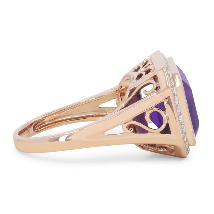 R1489 - 14K Gold Rectangle Ring