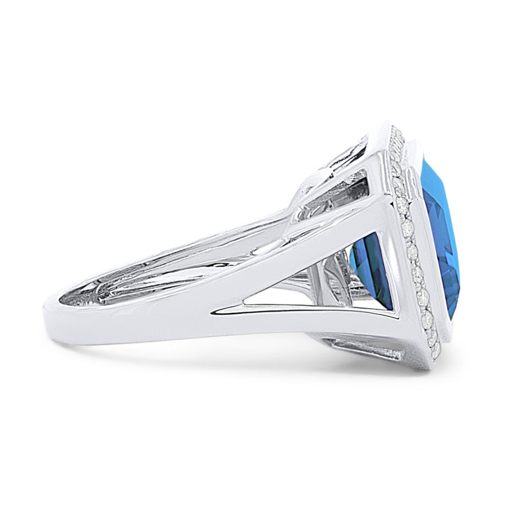 R1489 - 14K Gold Rectangle Ring