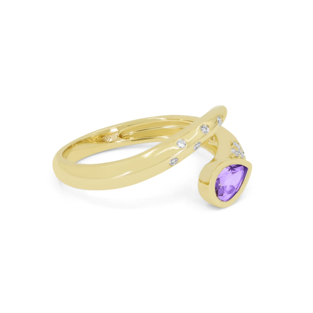 R1490 - 14K Yellow Gold Ring