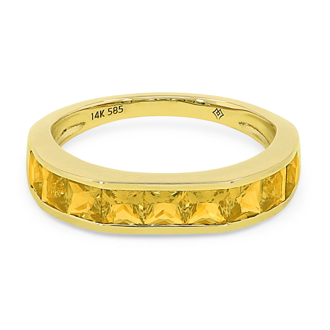Madison L 14K Yellow Gold Citrine Ring - style R1512CTY
