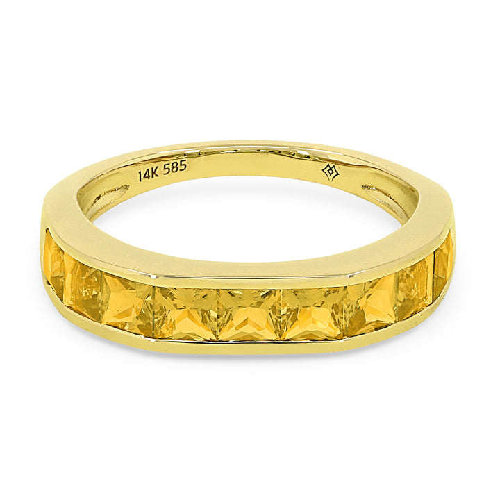 Madison L 14K Yellow Gold Citrine Ring - style R1512CTY