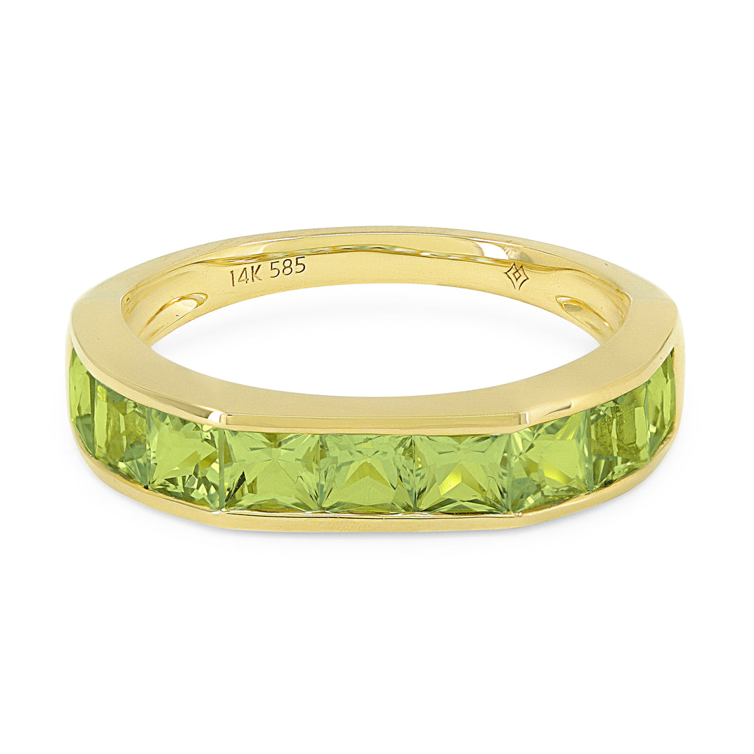 Madison L 14K Yellow Gold Peridot Ring - style R1512PRY