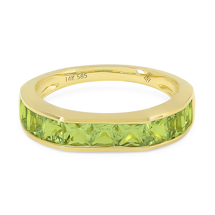 Madison L 14K Yellow Gold Peridot Ring - style R1512PRY