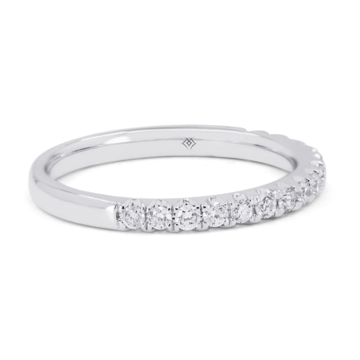 R1578 - 14K White Gold Diamond Engagement Ring
