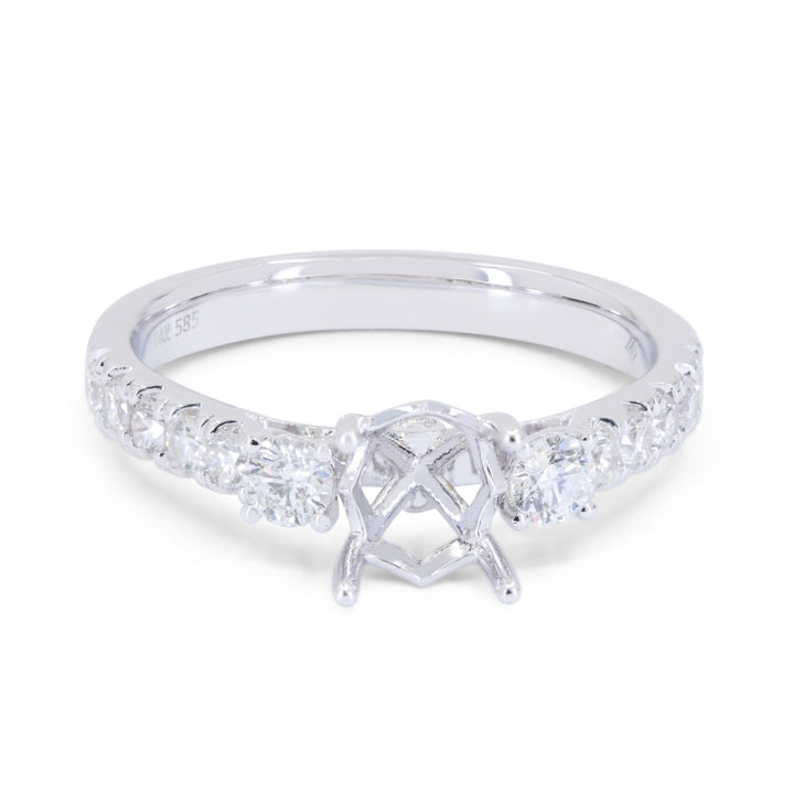 Madison L 14K White Gold Diamond Engagement Ring - style R1587W-ER-(1)
