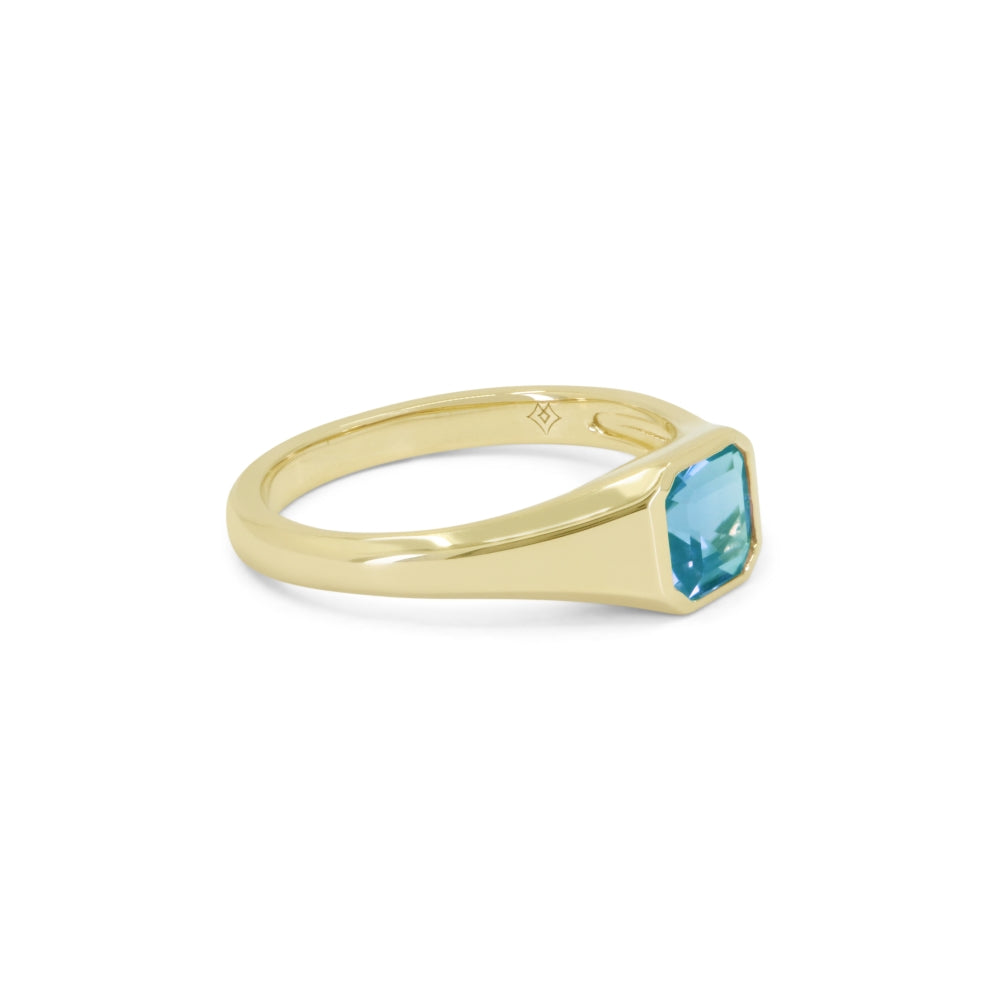 R1632 - 14K Yellow Gold Ring
