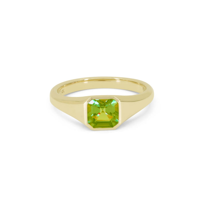 Madison L 14K Yellow Gold Peridot Ring - style R1632PRY