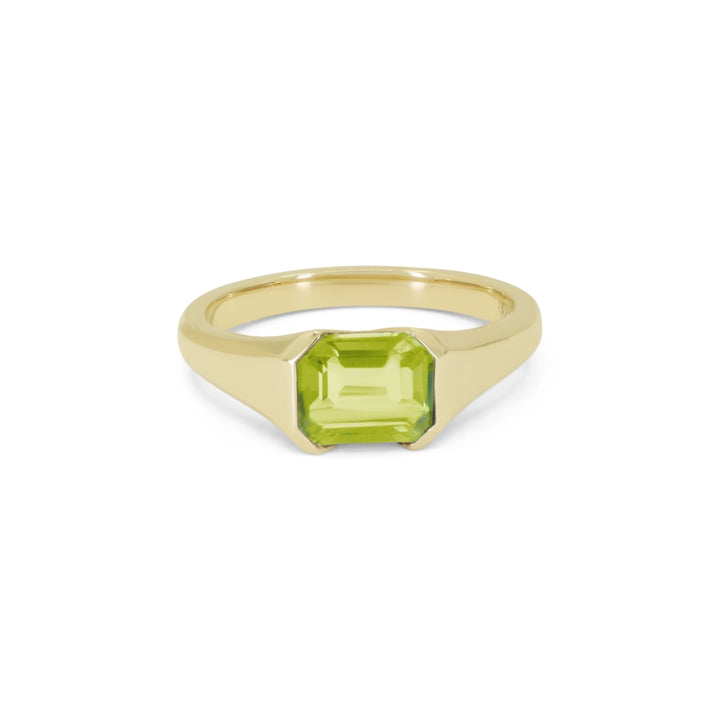 Madison L 14K Yellow Gold Peridot Ring - style R1633PRY