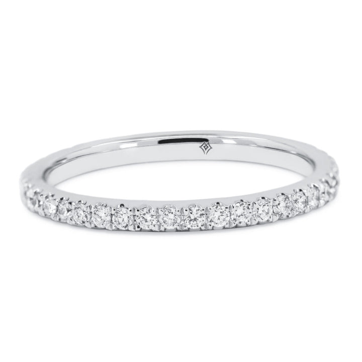 Madison L 14K White Gold Diamond Stackable Ring - style R1636W-6.0