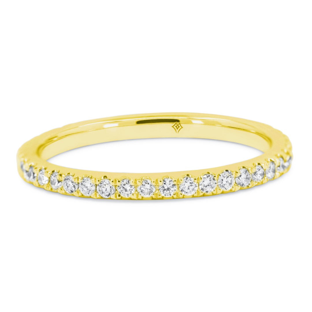 Madison L 14K Yellow Gold Diamond Stackable Ring - style R1636Y-6.5
