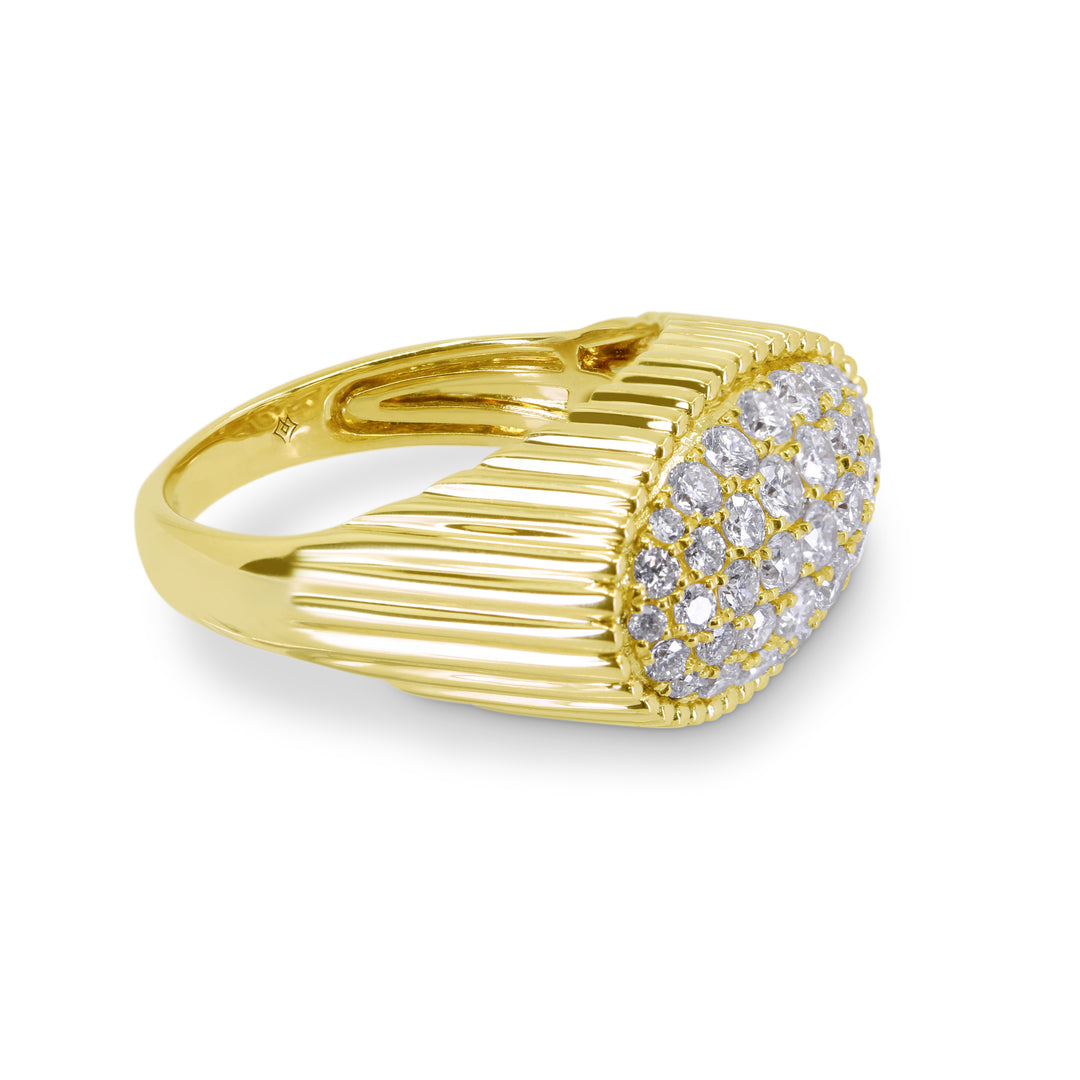 Madison L 14K Yellow Gold Diamond Ring - style R1637Y