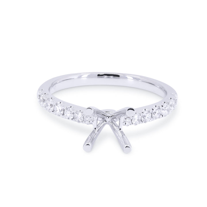 Madison L 14K White Gold Diamond Engagement Ring - style R1645W-ER