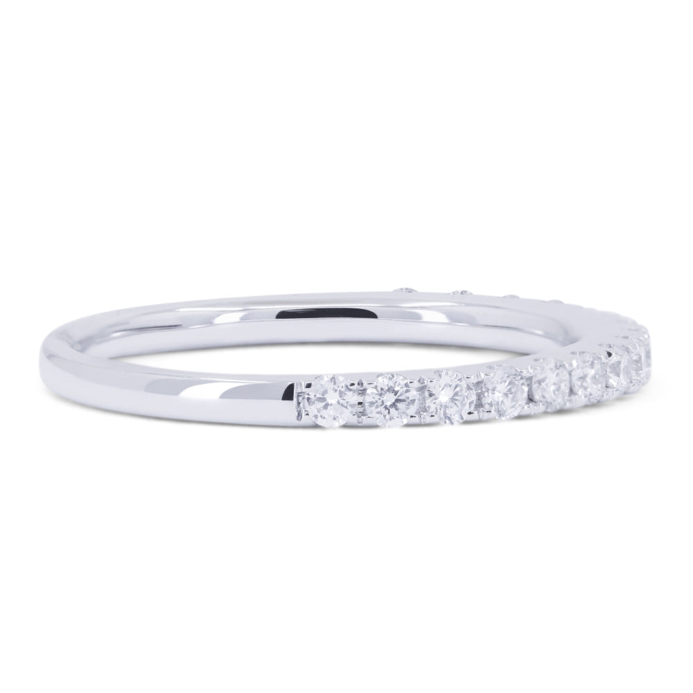 R1645 - 14K White Gold Diamond Engagement Ring
