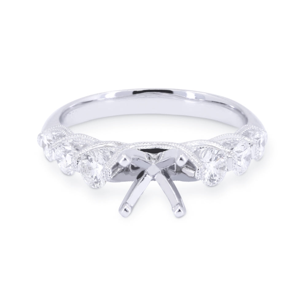 Madison L 14K White Gold Diamond Engagement Ring - style R1649W-ER
