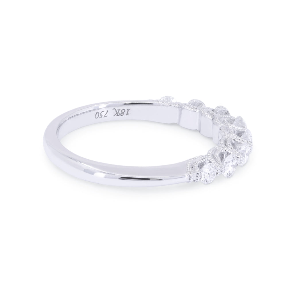 R1649 - 14K White Gold Diamond Engagement Ring