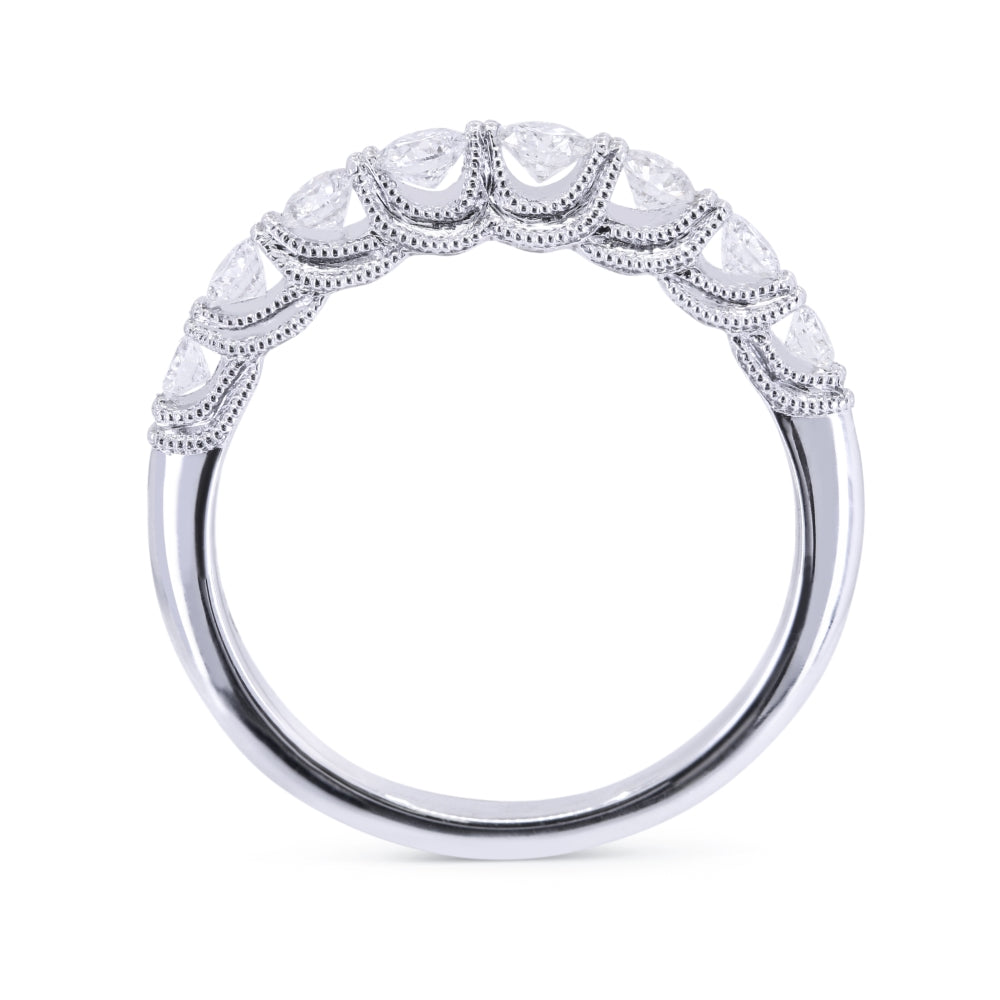 R1649 - 14K White Gold Diamond Engagement Ring