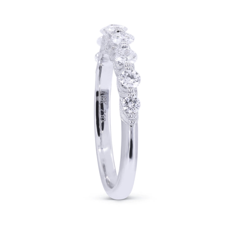 R1649 - 14K White Gold Diamond Engagement Ring