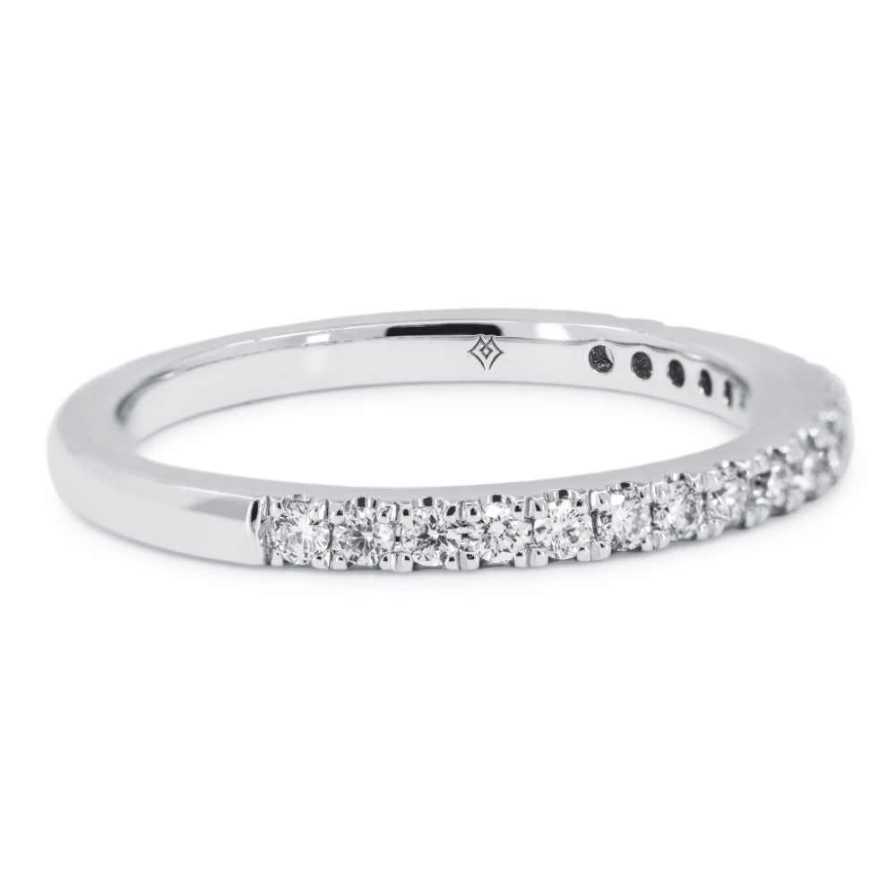 R1664 - 14K White Gold Diamond Engagement Ring