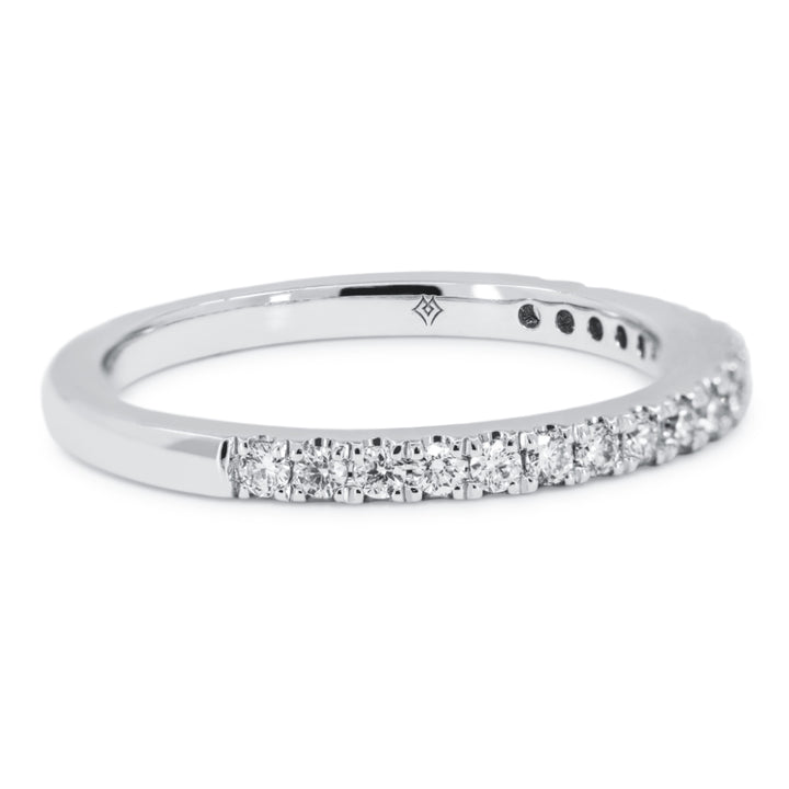 R1664 - 14K White Gold Diamond Engagement Ring