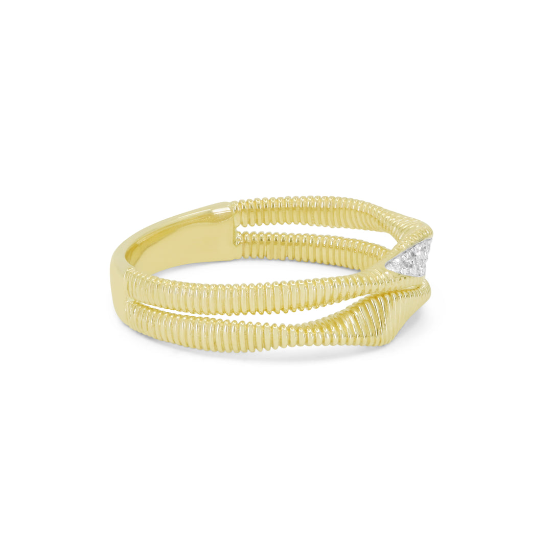 Madison L 14K Yellow Gold Diamond Ring - style R1673Y