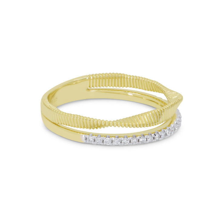 Madison L 14K Yellow Gold Diamond Ring - style R1674Y