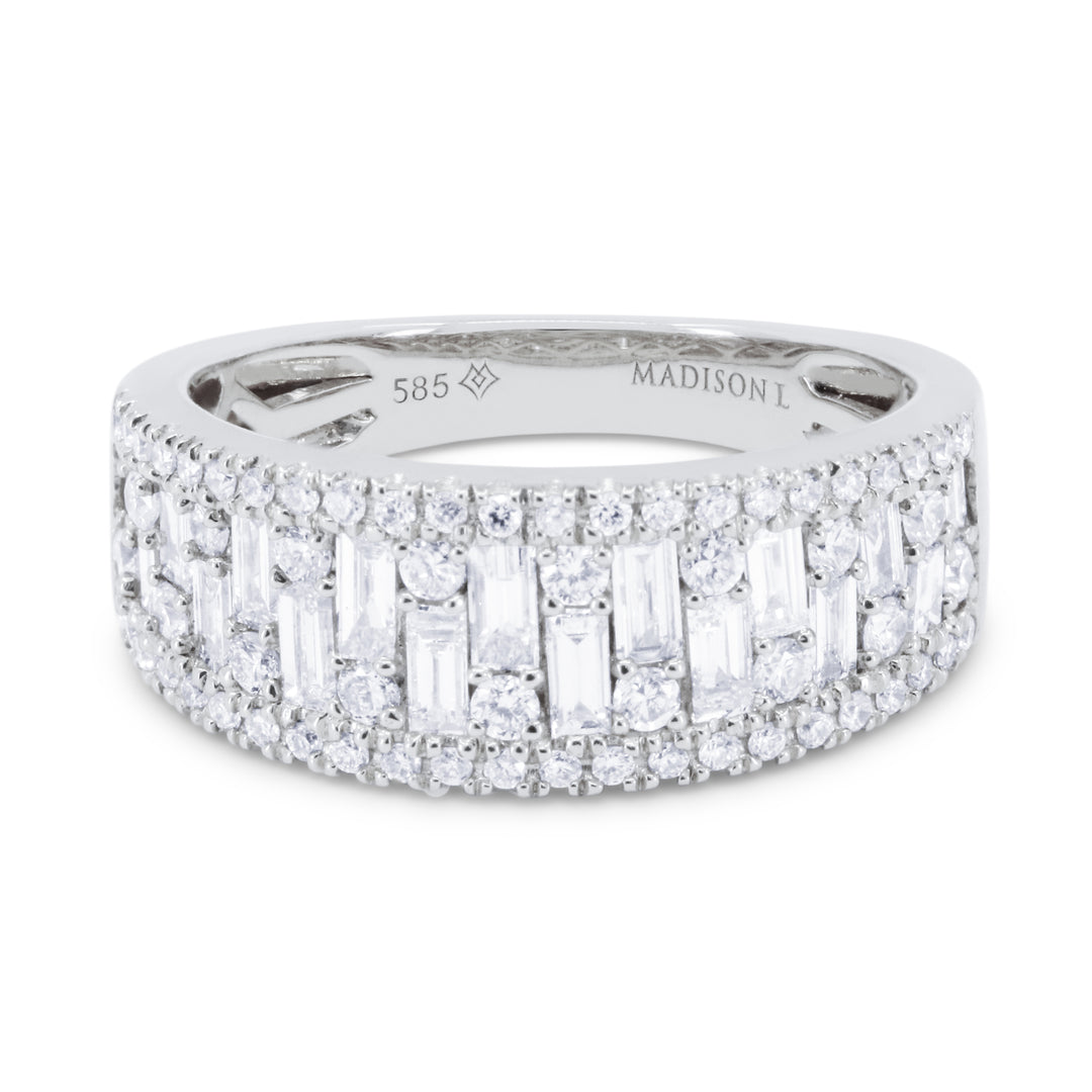 Madison L 14K White Gold Diamond Ring - style R1677W