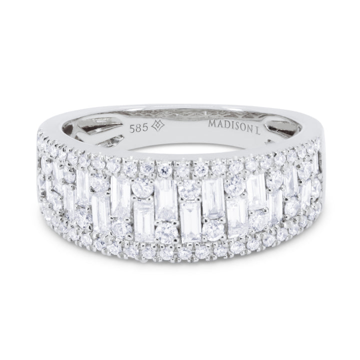 Madison L 14K White Gold Diamond Ring - style R1677W