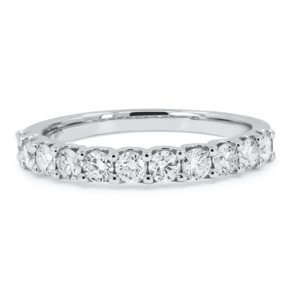 Madison L 14K White Gold Diamond Wedding Band - style R1697W-WB