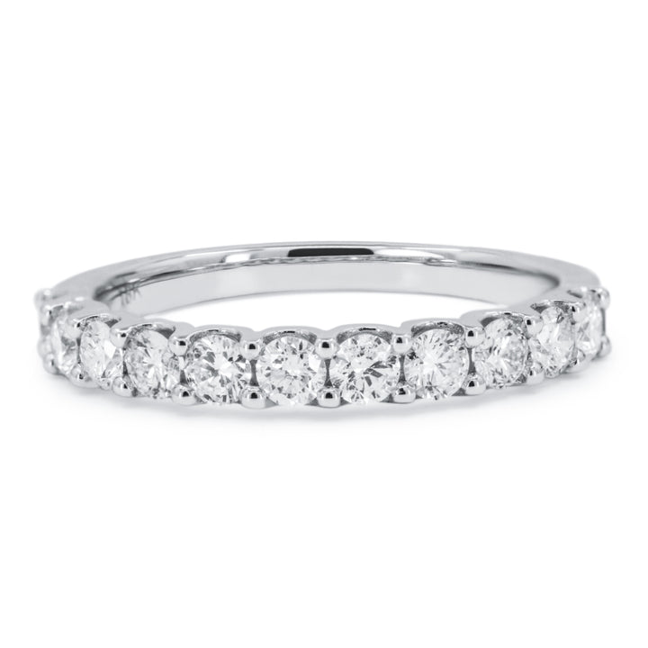 Madison L 14K White Gold Diamond Wedding Band - style R1697W-WB
