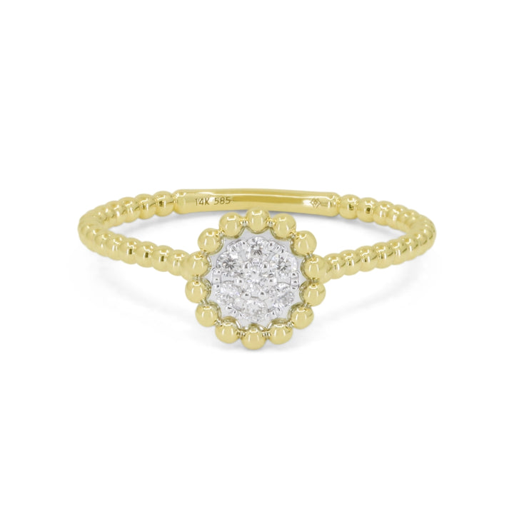 Madison L 14K Yellow Gold Diamond Ring - style R1729Y