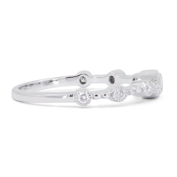 R1732 - 14K Gold Diamond Marquise Ring